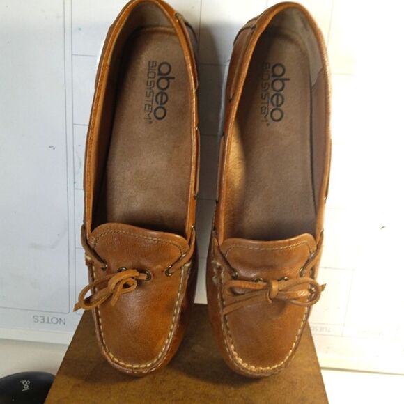 Obeo Bio System Carmel Brown Marilee Slip On Driver Moccasin Flat Shoe S… - Picture 2 of 8